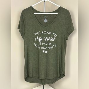 Apt 9 Shirt - Paw Prints